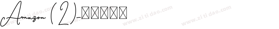 Amazon (2)字体转换